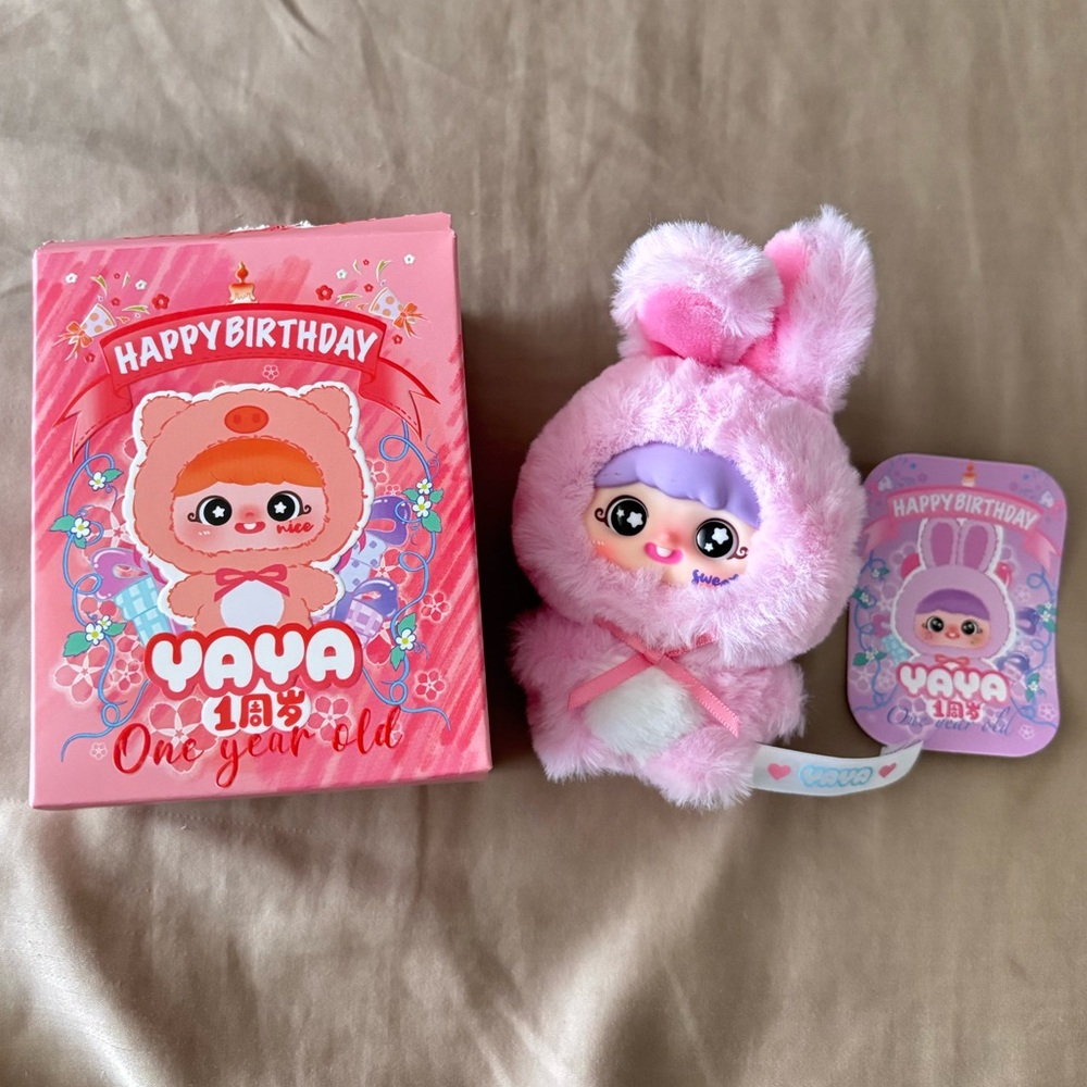 Happy Birthday YAYA One Year Old Confirmed Plush Pendant